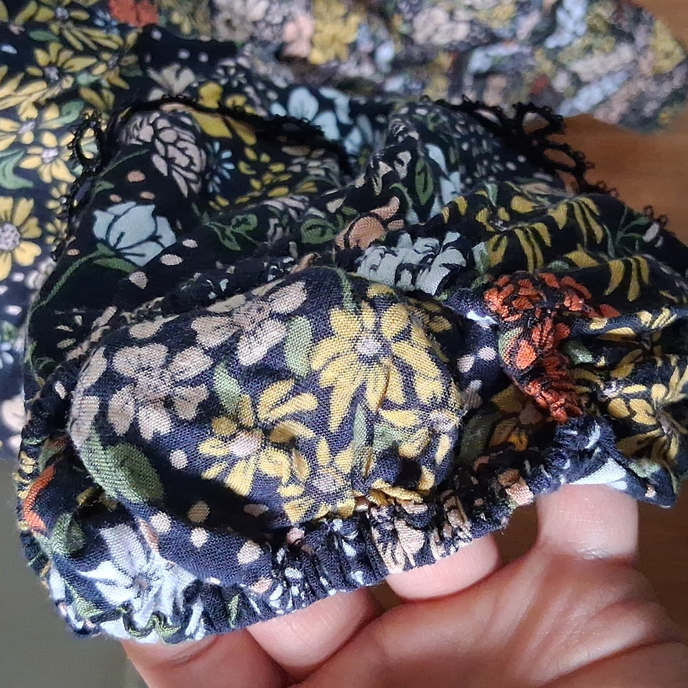 Black Floral Long Sleeve Dress - Picture 5 of 10
